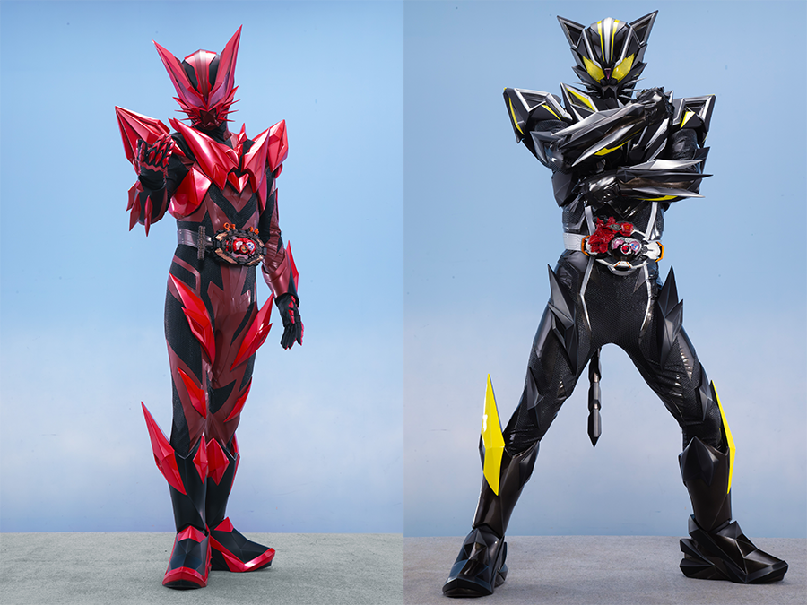 Kamen Rider Maou and Kamen Rider Rid