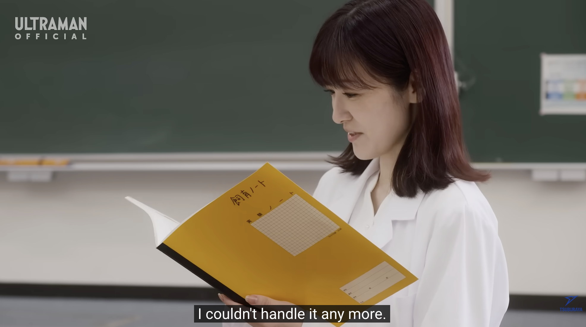 Ibuki asks Professor Kazoku about responsibility towards the kaiju in Ultraman Teo episode 7